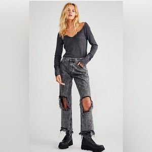 Free People Maggie Mid Rise jeans